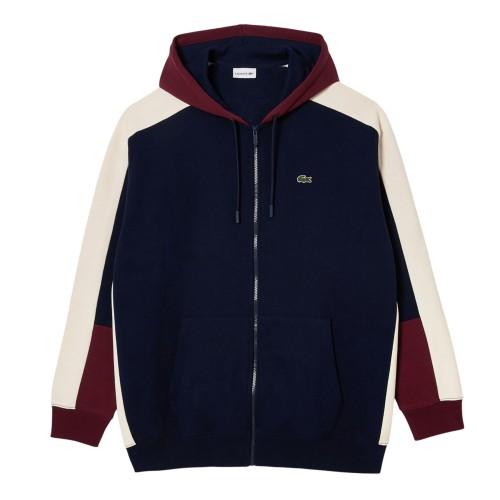 Lacoste Mens Logo Full Zip Hoodie