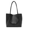 Simple Casual Large Capacity New Fashion Commuter Retro Solid Color Single Shoulder Underarm Tote Bag Women