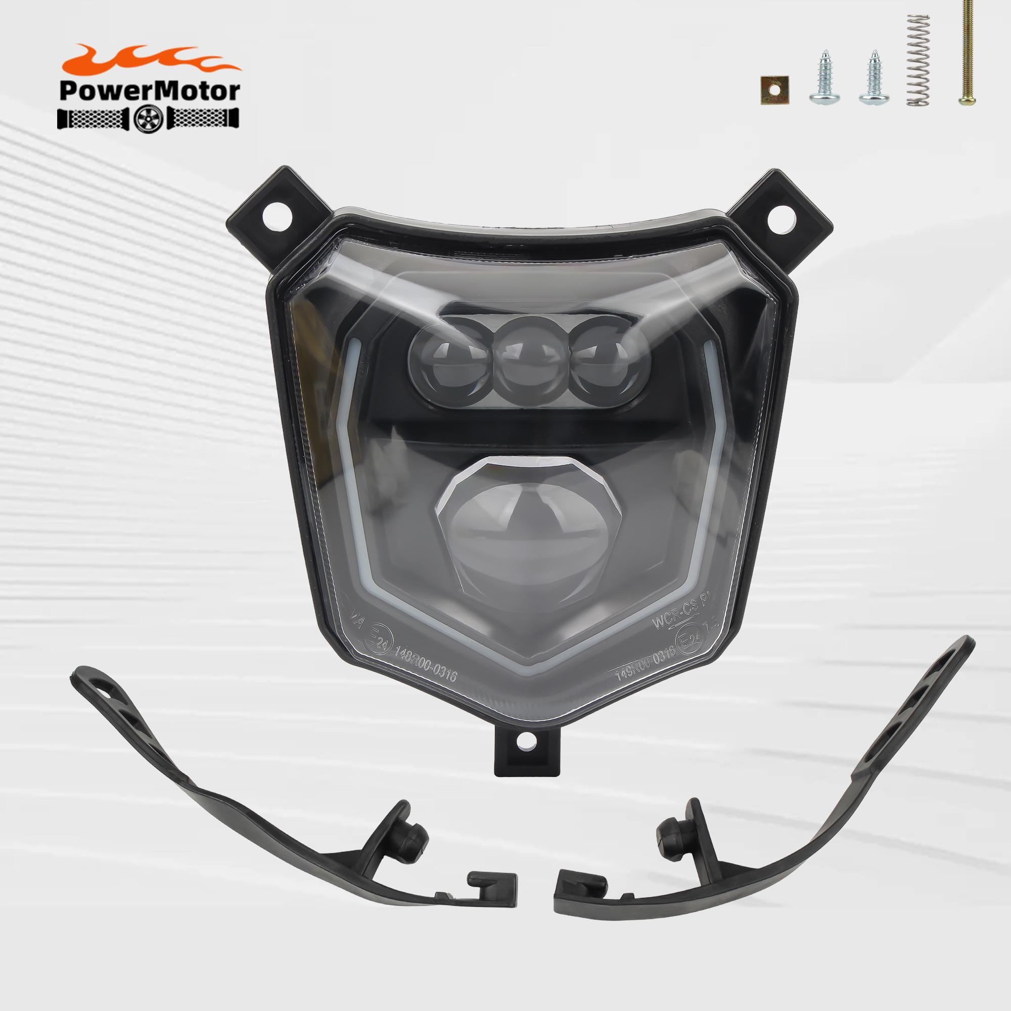 

Светодиодный сердечник фары мотоцикла Hi/Lo для Honda CRF 125 250 450L 450RL CR XR Supermoto Dirt Pit Bike Фара Мотокросс