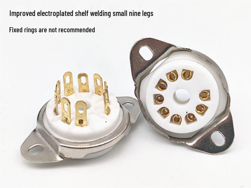 Dawn Nine-Pin Ceramic Tube Socket PCB for 12AX7/12AU7/6N11/6N3