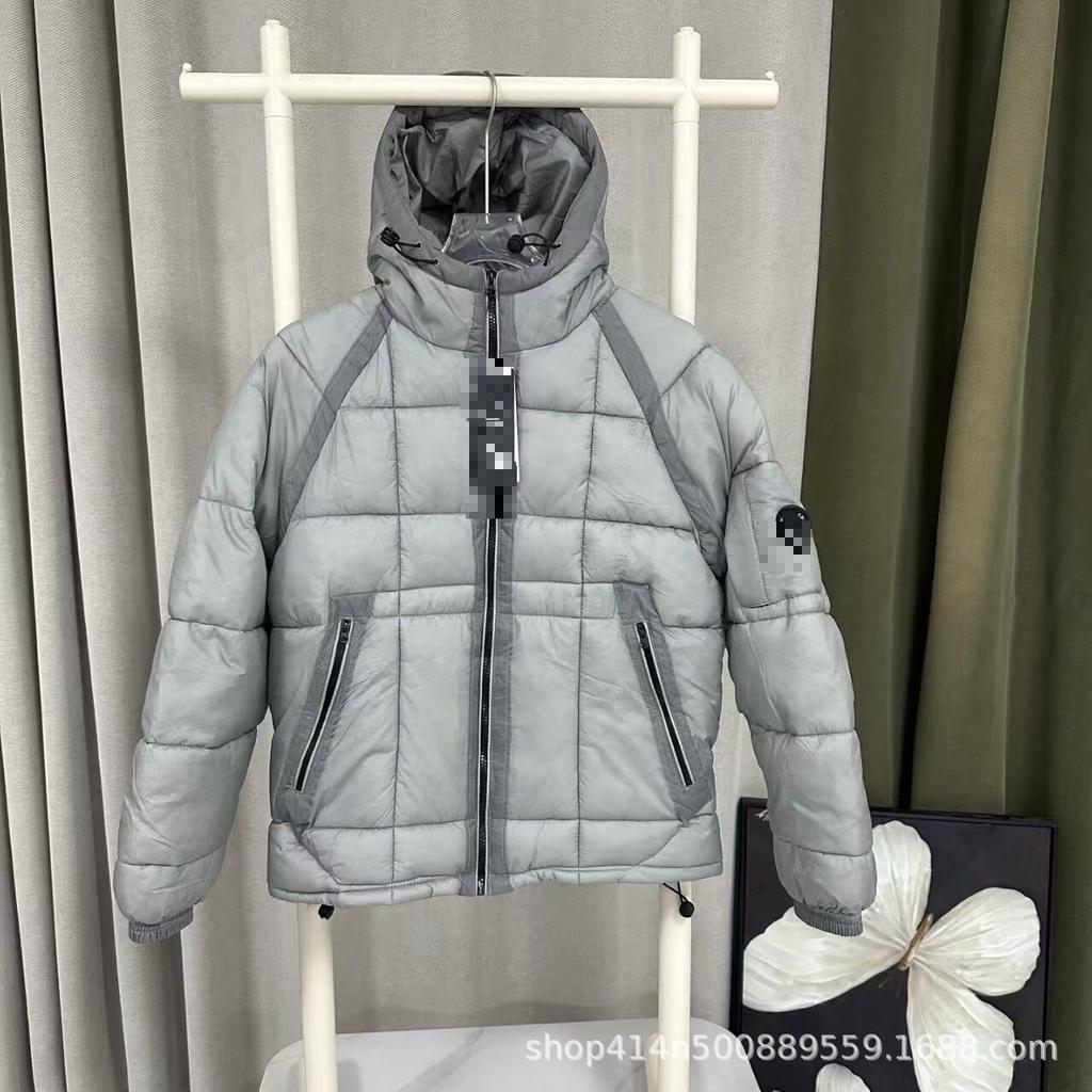 New Outdoor Functional Lenses Glasses Badge Embroidery Thermal Hooded Light Cotton Men's and Women's Couples Cotton Jacket Jacket