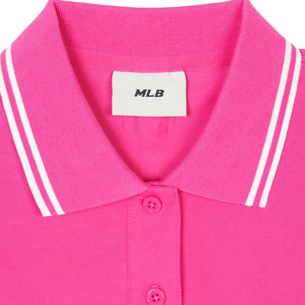 New MLB ClevelandGuardians Polo Shirt Women's Pink 3FPQB0243-45MAS