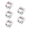 5PCS Bias Tape Foot Portable Multifunction Adjustable Width Stainless Steel Bias Binding Foot