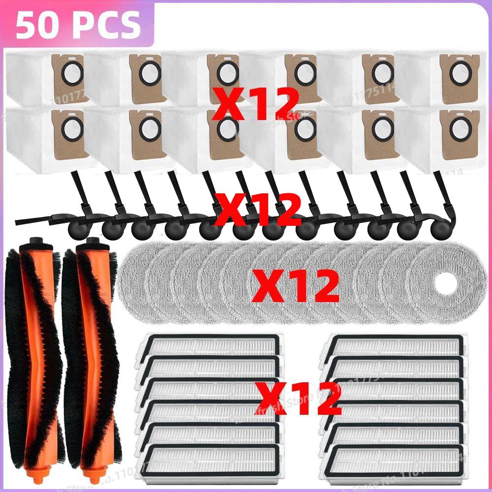Kompatibel für ( Xiaomi Mijia 5C / OV42CN ) Staubsaugerteile Hauptbürste Seitenbürste Filter Mopptuch Staubbeutel Zubehör