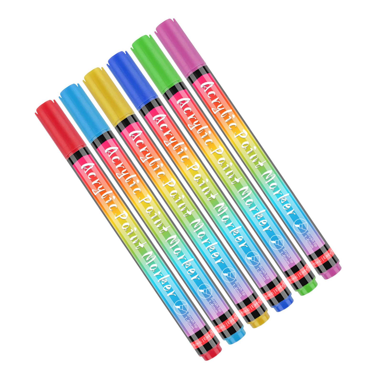 

6 шт. Ручки для лака для ногтей для домашних животных, быстросохнущие, безопасные, без запаха, для стильного нейл-арта для собак, для дома и салонов для домашних животных C