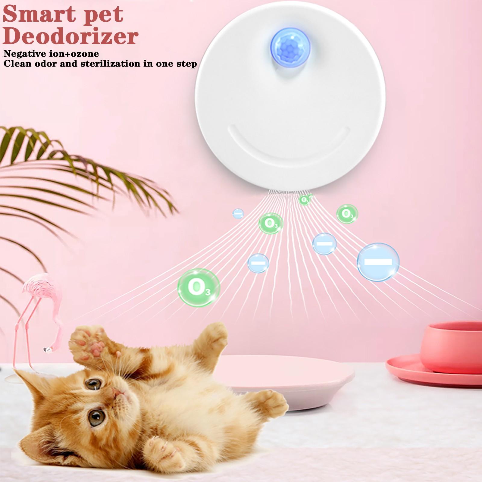 

Освежитель-очиститель для домашних животных, подходящий для всех видов кошачьих туалетов и туалетов для собак белый