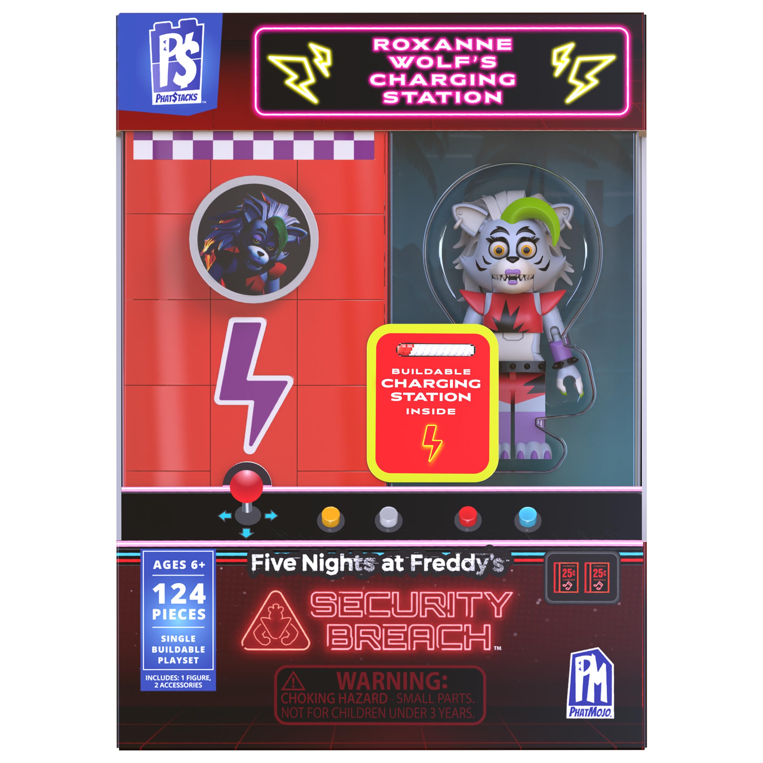 

Licensed Five Nights at Buildable Figure [Officially Product] Freddy s (Roxanne) білий
