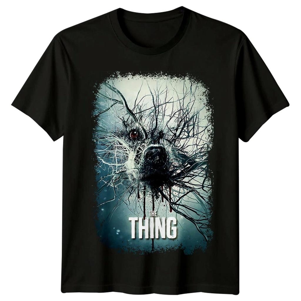 The Thing (1982) Movie Poster Inspiration T-shirt All Season Pure Cotton Fashion Suitable for Both Men and Women