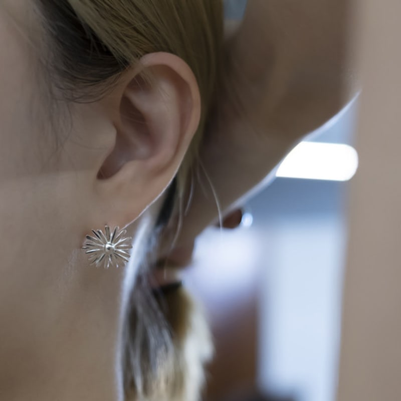 ANOTHER CELL DANDELION EARRING