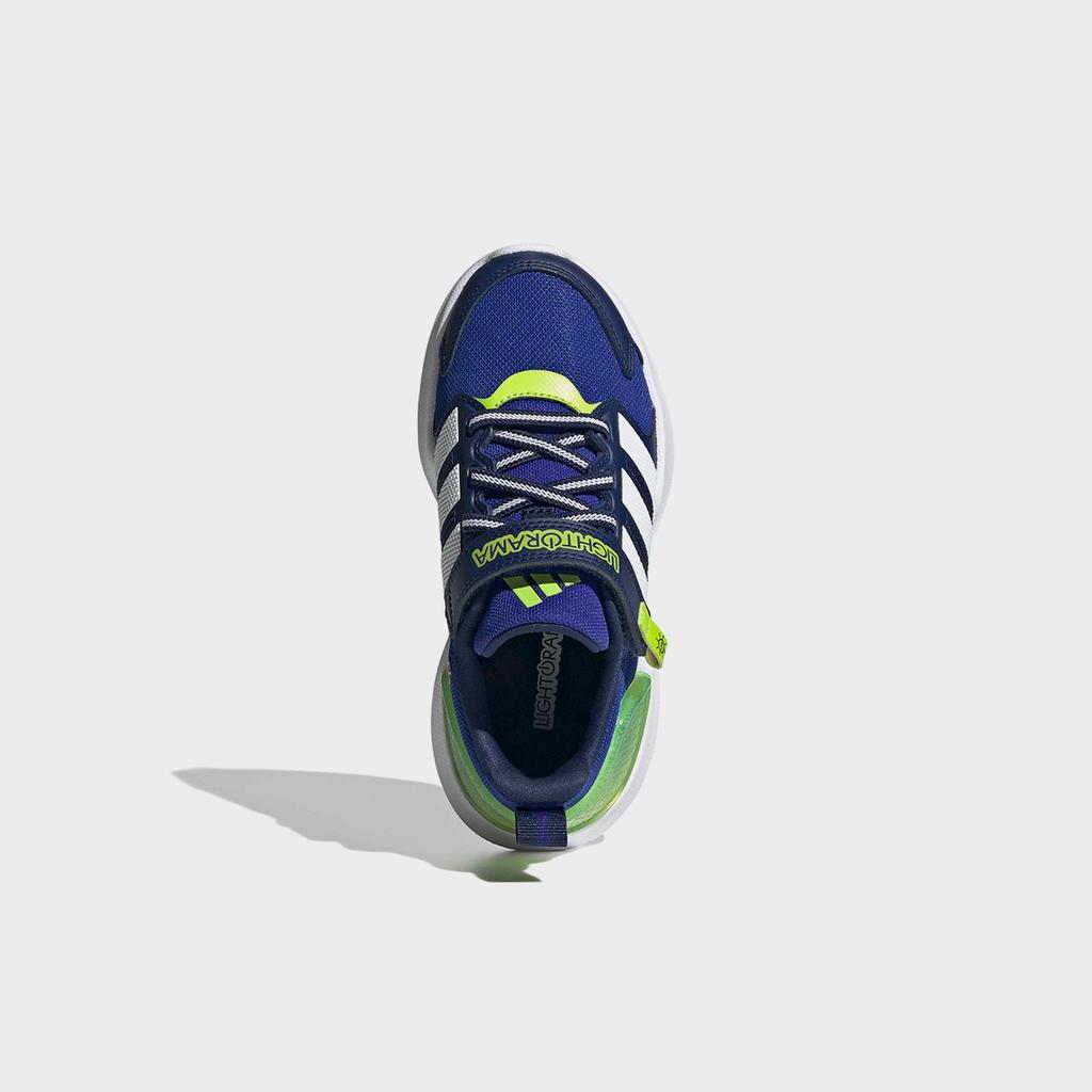 adidas Lite Racer RNR EL C Kids Sneakers [JQ4158-LUCBLU/FTWWHT/SSLIME]