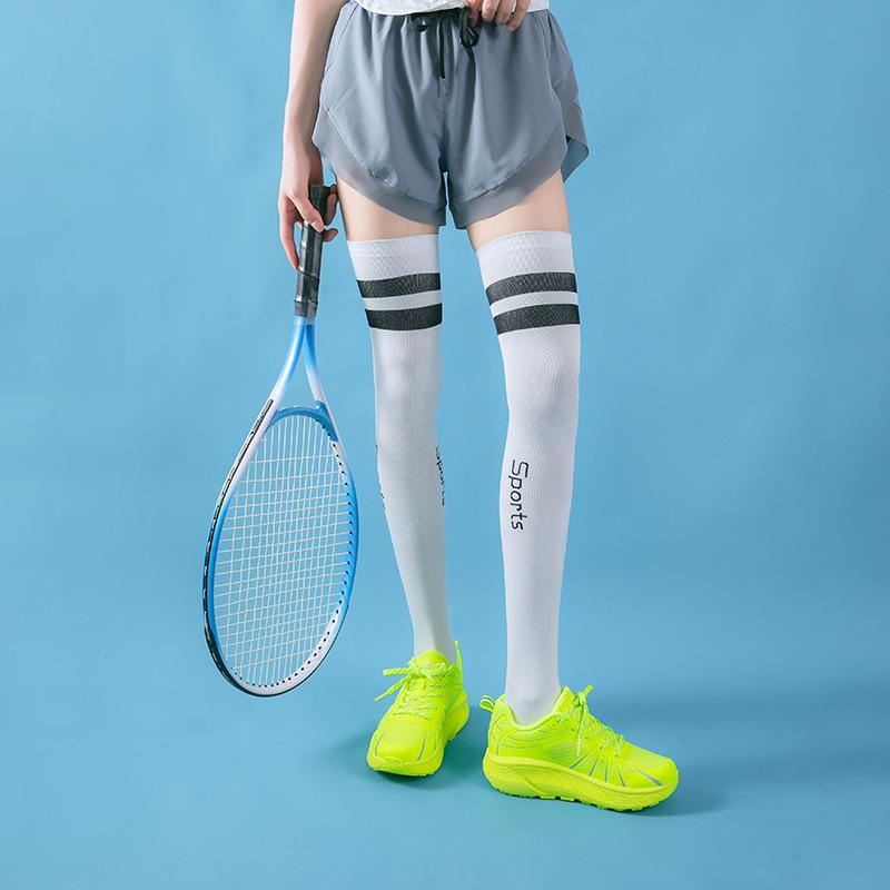 Kompressionsstrümpfe, professionelle Herren- und Damen-Outdoor-Sportsocken, lässig, gestreift, Baumwolle, für Fitnessstudio, Fitness, Radfahren, Laufen