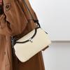 Trendy Simple Contrasting Color Women's Crossbody Bag High Texture Canvas Light Luxury Pillow Bag Leisure Commuting Shoulder Bag for Mother's Day Gift