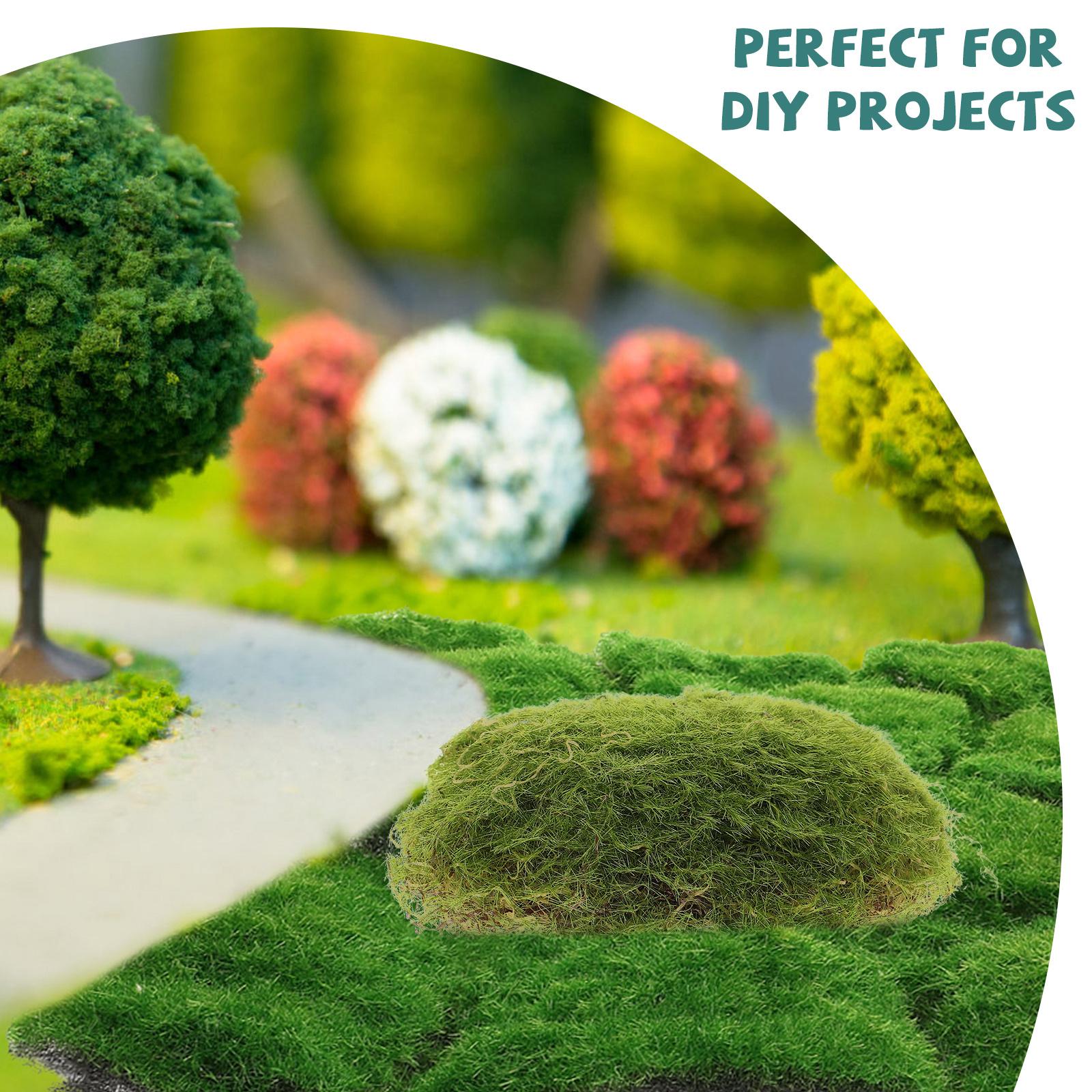 

6Pcs Artificial Mossy Stone Garden Decorative Moss Rocks Bonsai Micro Landscape Stone Decor Faux Rock Artificial Moss Rocks 9X8X3CM