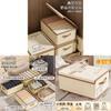 Cartoon Fabric Clothes Storage Box With Lid For Bedroom Wardrobe Organization