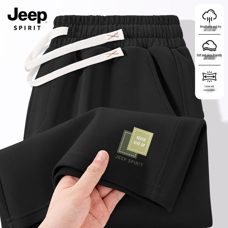 

JEEP SPIRIT Men s 2025 Summer Breathable Running Shorts L