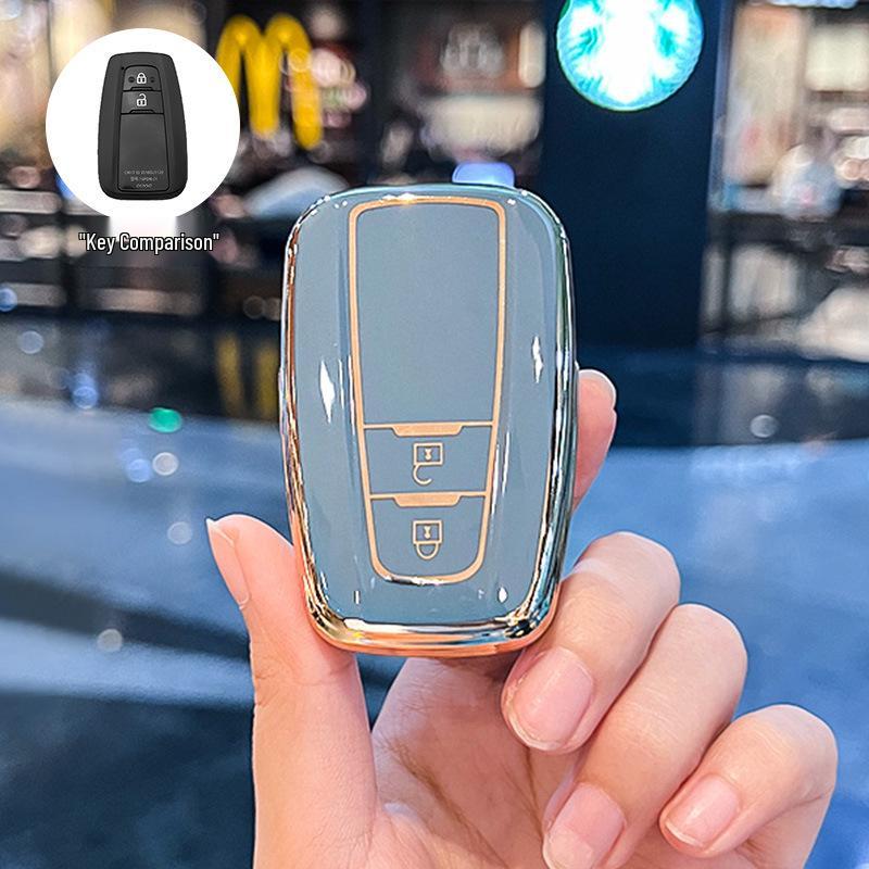 Toyota Key Case for Camry, RAV4, Wildlander, Levin, Crown, Lu Fang - Suitable Keychain Bag for Men and Women.