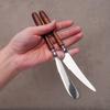New Walnut Gourd Handle Western Stainless Steel 304 Steak Knife and Fork Personalized Dessert Spoon Fruit Fork Coffee Spoon