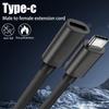 USB C Extension Cable Fast Charging & Transfer Data Type C Male to Female Extender Cord For Laptop Playstaion Tablet USB-C Hub