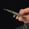 1Pcs Mini Rpk16 Machine Gun Model Alloy Small Gun Keychain Pendant Toy Gun Model Pendant Car Key Chain Car Key Ring Gift For Boy