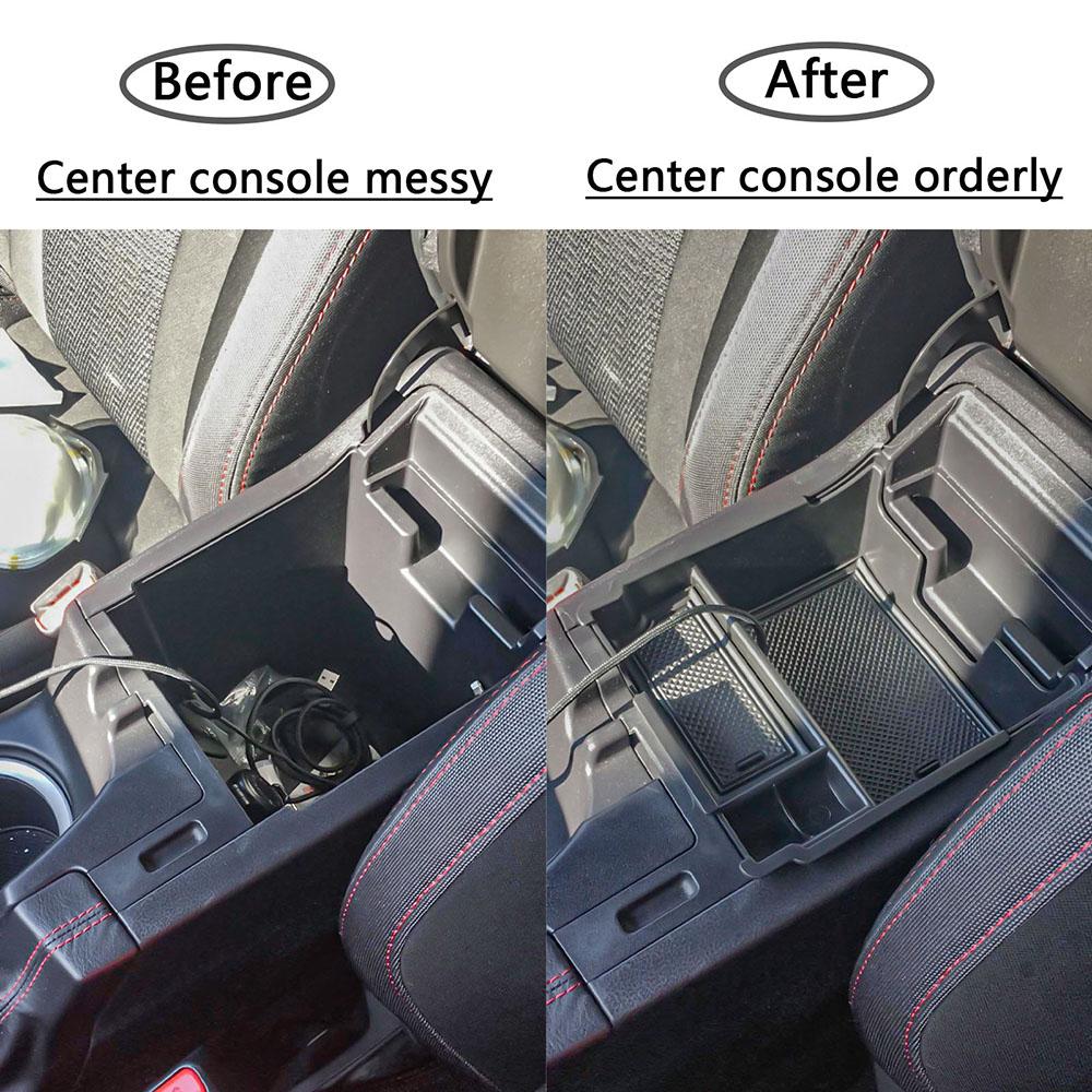 Center Console Organizer Tray for Subaru Crosstrek 2018-2025 and Impreza 2017 2018 2019 2020 2025 2025 2025 Armrest Accessories