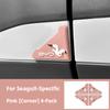 For BYD Seagull Car Door Handle Anti Scratch Sticker Cartoon Bumper Strip PVC Car Handle Stickers Wear-resistant Accessories