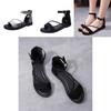 Elegant Women's Summer Sandals With Peep-toe And Low Heel For Stylish Comfort