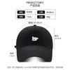 Puppy Embroidered Baseball Cap Women's Four Seasons Versatile Wide Brim Soft Top Cap Show Face Little Couple Tide Sun Hat