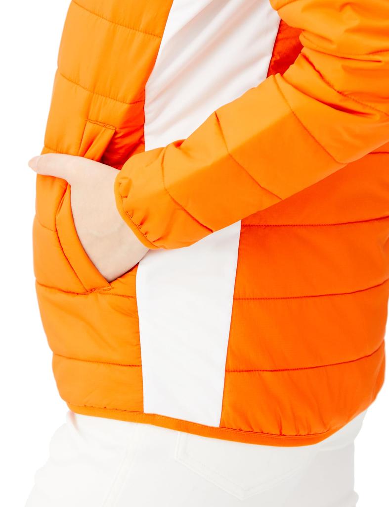 Munsingwear ENVOY Blouson with Heat Navi Heat Water and Padding for Cold Weather OR00 Size M Full-Zip Technology, Retention, Repellent, Golf, Women's