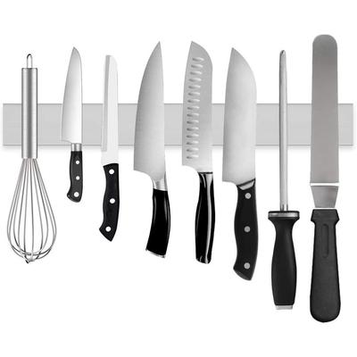 Magnetic Knife Holder for Wall,16 Inch Stainless Steel Magnetic Knife Strip Block, Knife Magnetic Strip Bar Rack