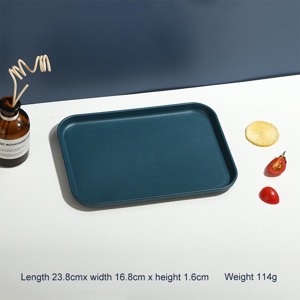 Rectangular Tray Plastic Restaurant Household Cup Tea Tray Catering Fast Food Barbecue Tray Kitchen Supplies