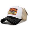 Ademende Mesh Truckerpet Vintage Motorfiets Borduurwerk Zonbescherming Snapback Pet Custom Logo voor Wandelen Kamperen Reizen