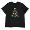 GUITAR CHRISTMAS TREE T-Shirt Sports Fans Tees Oversize T-shirts Man Plus Sizes Men Graphic T Shirts