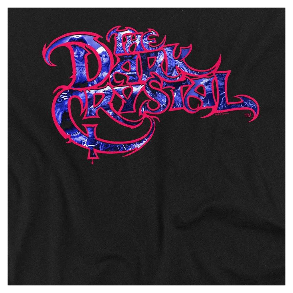 Dark Crystal Unisex Adult Collage Logo Long-Sleeved T-Shirt