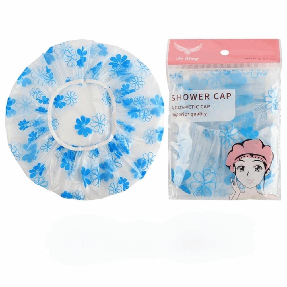 Dustproof Shower Cap Oil-proof Dry Hair Cap Durable Waterproof Bathing Cap  Long Hair Shower
