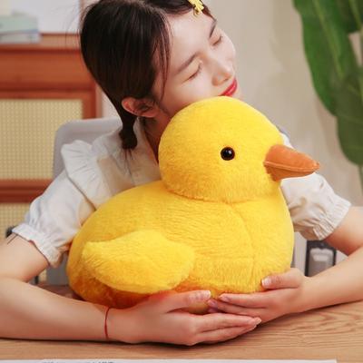 Cartoon Little Yellow Duck Doll Plush Toy Cute Duck Baby Doll Children Sleeping Pillow Rag Doll Gift