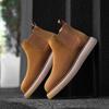 Chelsea Boots Herren 2025 Herbst und Winter neue mittelhohe britische Kurzstiefel mattes Rindsleder Martin Boots Herren