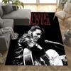 Tapis de sol Iconique d'Elvis Presley Parfait pour Bureau Salles de jeux Salle à manger Entrée Tapis Antidérapant Décor de Bureau Anime Cadeau de Fête de Mariage