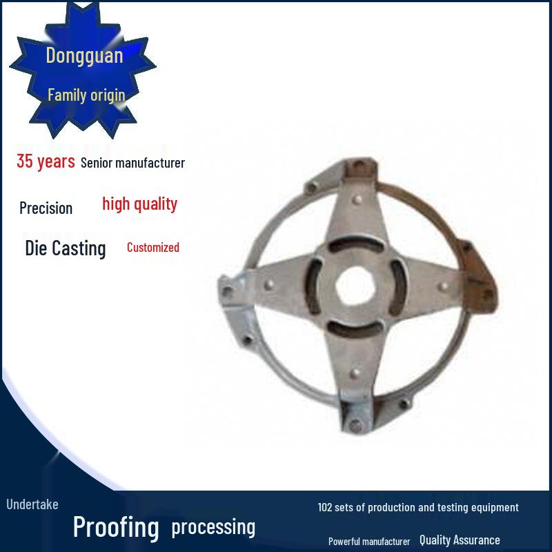 High-Pressure Die Cast Zinc-Aluminum Alloy Workpiece Oxidized Finish