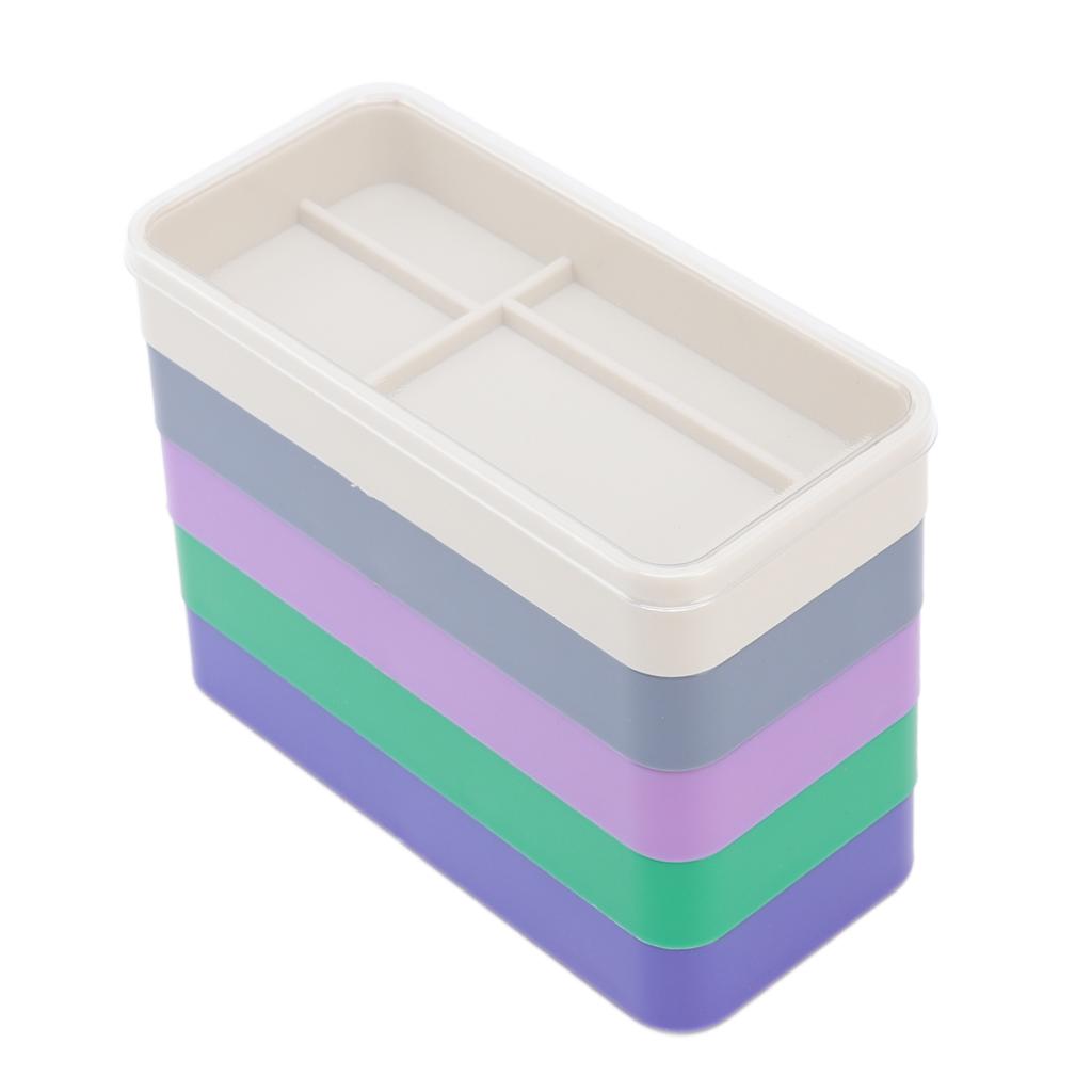 Uhrenteile Aufbewahrungsbox 5 Schichten Große Kapazität Strapazierfähiger Kunststoff Tragbare Größe Uhrenwerkzeuge Aufbewahrungsbehälter für Reparatur