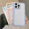 Solid Color Acrylic Suitable for Apple 16pro Mobile Phone Case Iphone15 Protective Case 14pro Large Hole 13 Anti Fall