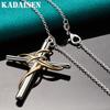925 Sterling Silver Cross 16-30 Inch Pendant Necklace for Women Wedding Engagement Fashion Jewelry