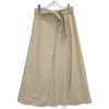 Sportmax 210604936 Beige Viscose X Virgin Wool Belted Wrap Long Skirt Skirt 38 beigeUsed