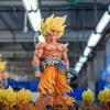 35cm Dragon Ball Anime Figures Chu Chao Battle Damage Goku Action Figure Models Pvc Statue Toys Decoration Collect Kids Gifts
