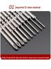 GOOD801 Electric Phillips Head Screwdriver Bit, 5mm Shank, 3mm Magnetic, 60mm Length