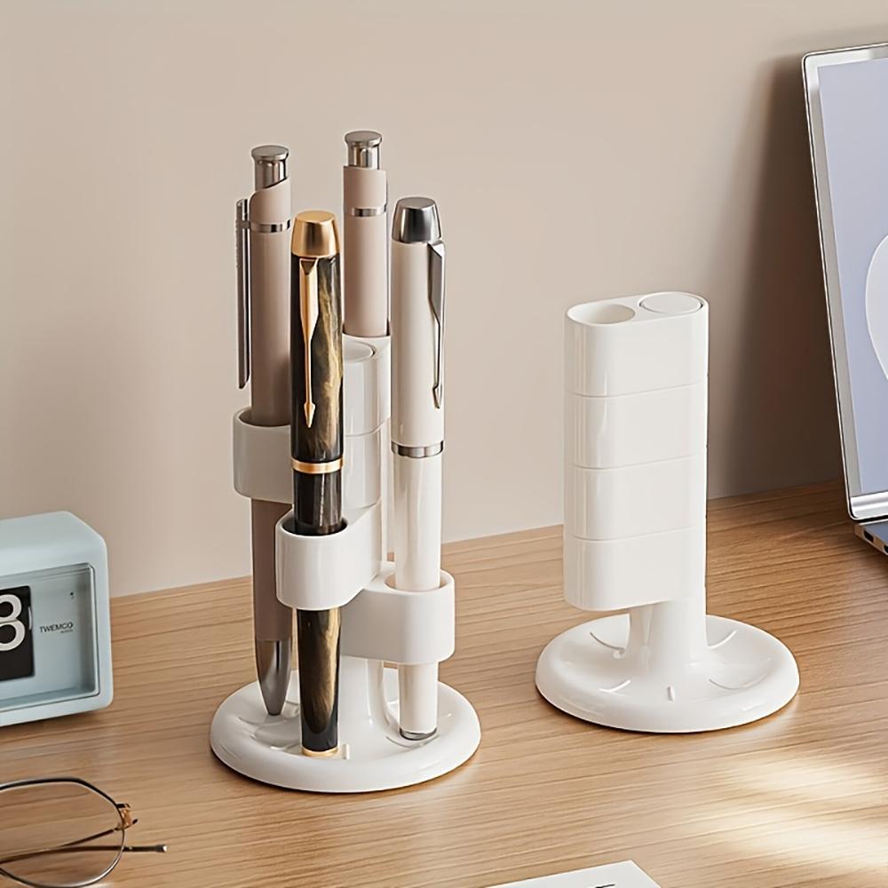 Rotating Toothbrush Holder Toothbrush Organizer Bathroom Desktop Toothbrush Storage Rack Makeup Brush Pen Organizer Dry Bathroom