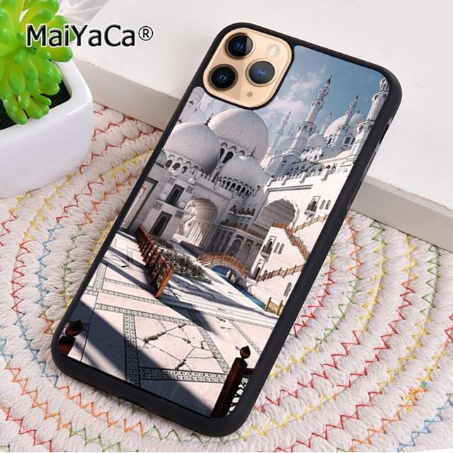 Muslim Mosque Building Colourful Style Phone Case For iPhone 17 Air 16 pro max 15 14 plus 12 13 Shell Cover coque