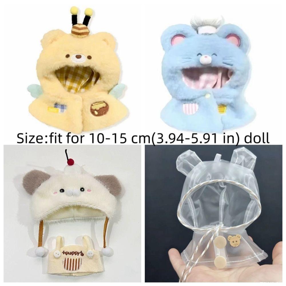 Bees Mouse 10cm Doll Clothes Animal Shawl Doll Cloaks Cotton Doll Clothes  Birthday Gift