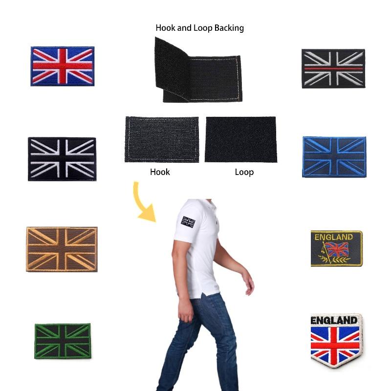 Unique And Stylish Embroidered Patch British Flag Design 8*5cm Size