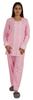 Moomaya Womens Solid 2 Pcs Nightwear Set Sleepwear Top & Pajama PJ NightSets