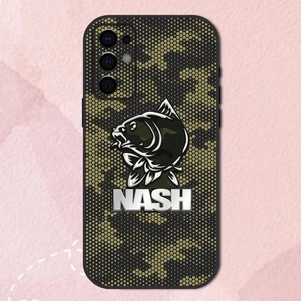 N-Nash Fishing Cool Phone Case For Samsung S24,S21,S22,S23,S30,Ultra,S20,Plus,Fe,Lite,Note,10,9,5G Black Soft Shell